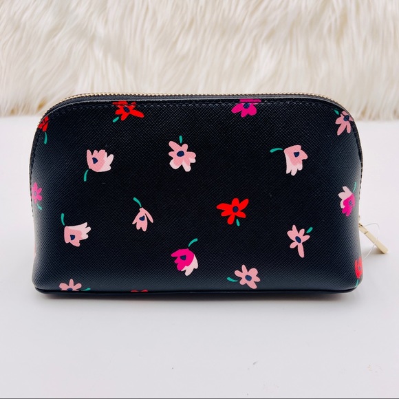Kate Spade Ditsy Buds Cosmetic Case Pouch - Picture 3 of 7